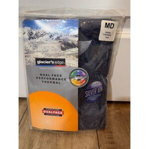 Glaciers Edge Mens Thermal Top Base Layer Midweight Performance Silver Ion MD